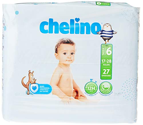 Chelino Fashion & Love, Talla 6, 162 pañales