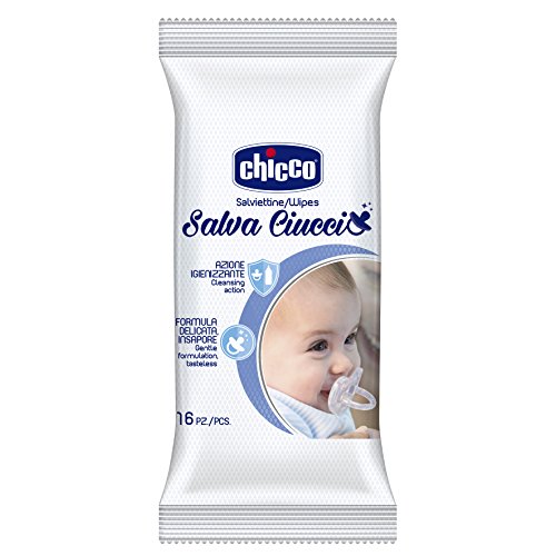 Chicco 00007921000000 paños de limpieza, 16 unidades, color blanco.