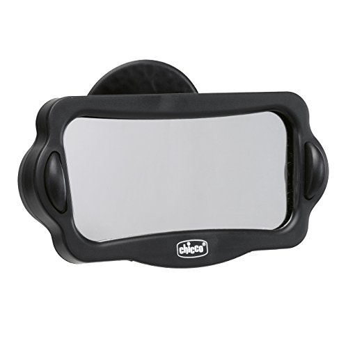 Chicco 06079520000000 - Espejo Retrovisor para el Asiento Trasero del Niño para Contacto Visual, Color Negro