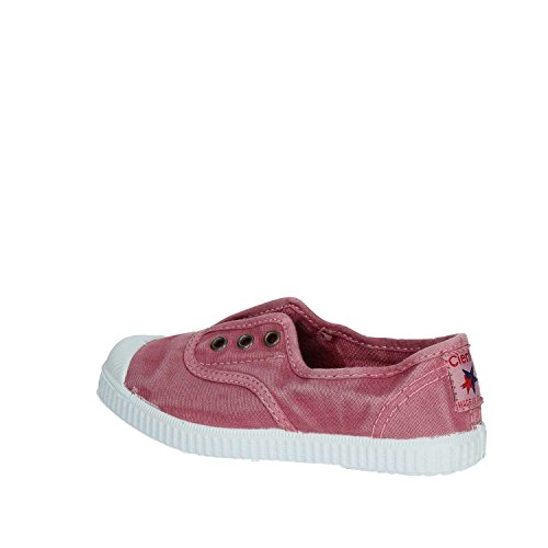 CIENTA Rosa Elásticas Zapatos de Bebé Unisex Deslizan Sobre Tela 24