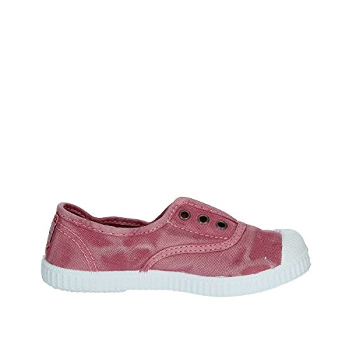 CIENTA Rosa Elásticas Zapatos de Bebé Unisex Deslizan Sobre Tela 24