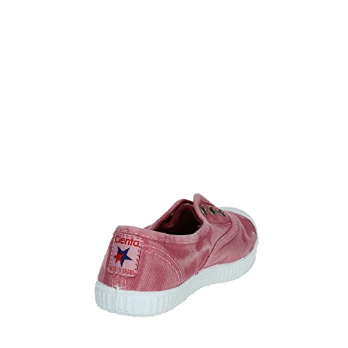 CIENTA Rosa Elásticas Zapatos de Bebé Unisex Deslizan Sobre Tela 24