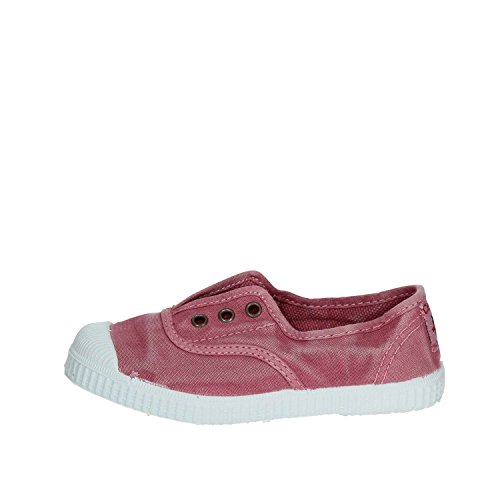 CIENTA Rosa Elásticas Zapatos de Bebé Unisex Deslizan Sobre Tela 24