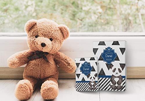 Conjunto de fundas para exámenes médicos y la cartilla de vacunación, con diseño Creative Royal, personalizable panda Talla:U-Heft Set personalisiert