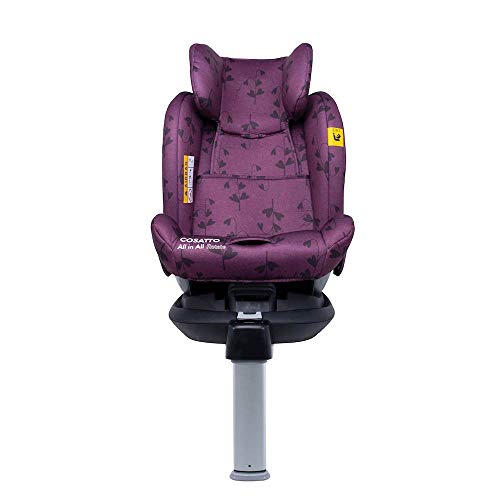 Cosatto All in All Rotate Baby to Child Car Seat | Group 0+123, 0-36 kg, 0-12years, ISOFIX, Extended Rear Facing, Anti-Escape, Easy Access (Fairy Garden)