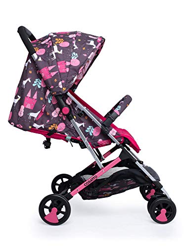 Cosatto Woosh 2 Pushchair – Ultra Lightweight Stroller From Birth to 25kg | One Hand Easy Fold, Compact (Unicorn Land)