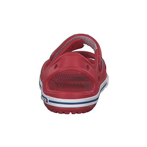 Crocs Crocband II Sandal PS K, Sandalias Unisex Niños, Rojo (Pepper/Blue Jean), 20/21 EU