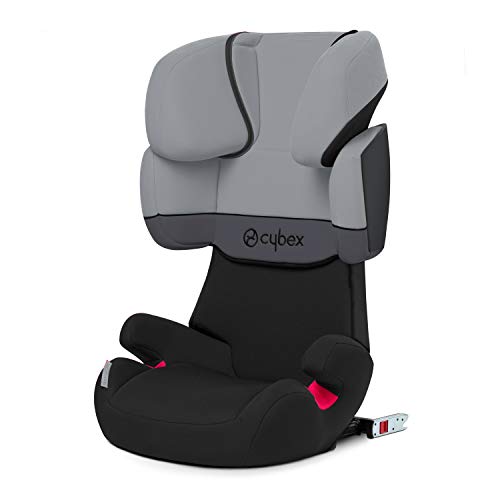 Cybex - Silla de coche grupo 2/3 Solution X-Fix, para coches con ISOFIX, 15-36kg, desde los 3 hasta los 12 años aprox., Gris (Cobblestone)