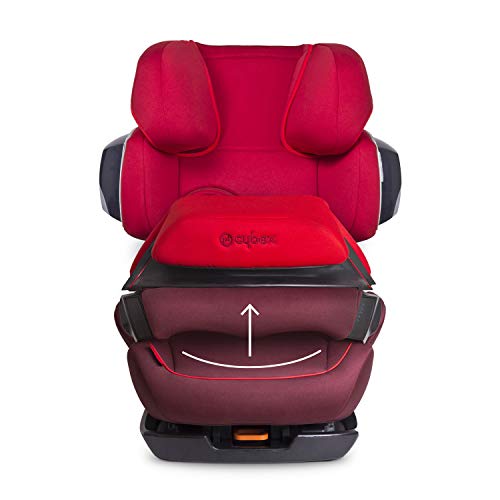 Cybex Silver Pallas 2-Fix 515111004 Silla de Coche 2 en 1, Grupo 1/2/3, Colección de Color 2019, Morado (Purple Rain)