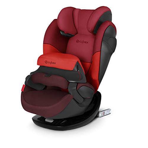 Cybex Silver Pallas M-Fix 519001089 Silla de Coche Grupo 1/2/3, 2 en 1 para Niños, para Coches con y sin Isofix, Colección Color 2019, Rojo (Rumba Red)