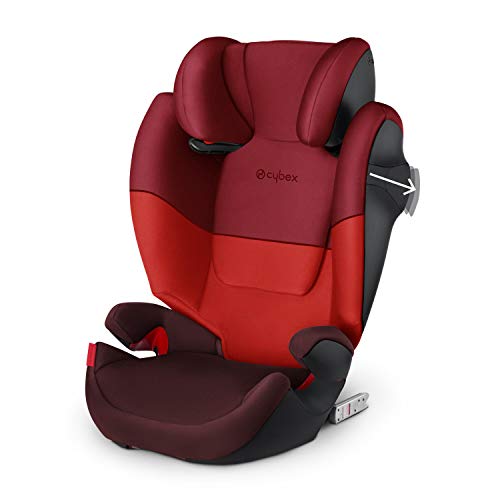 Cybex Silver Solution M-fix 519001119 Silla de Coche, Grupo 2/3, para Niños, para Coches con y sin Isofix, Colección Color 2019, Morado (Purple Rain)