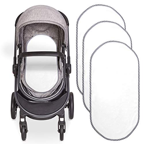 DaMohony Baby - Almohadilla impermeable para colchón de cama, 3 unidades, lavable, reutilizable, funda para cambiador, 30 x 60 cm