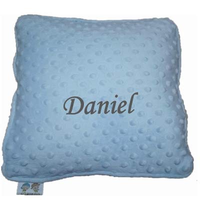 danielstore- Cojín Bebe Personalizado con nombre bordado (Azul)