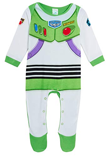 Disney Baby Boys Toy Story 4 Buzz Lightyear babero + babero bandana Set de regalo verde/blanco 9-12 Meses