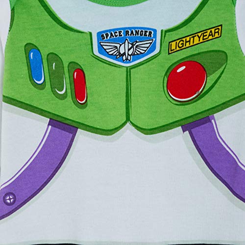 Disney Baby Boys Toy Story 4 Buzz Lightyear babero + babero bandana Set de regalo verde/blanco 9-12 Meses