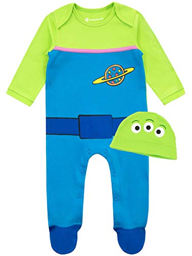 Disney Conjunto de Pijama Entera y Gorro para Niños Bebés Toy Story Multicolor 12-18 Meses