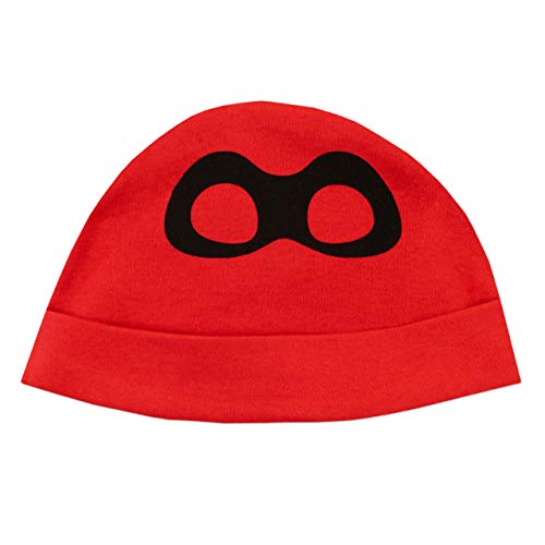 Disney Pijama Entera y Gorro para Niños Bebés The Incredibles Rojo 9-12 Meses