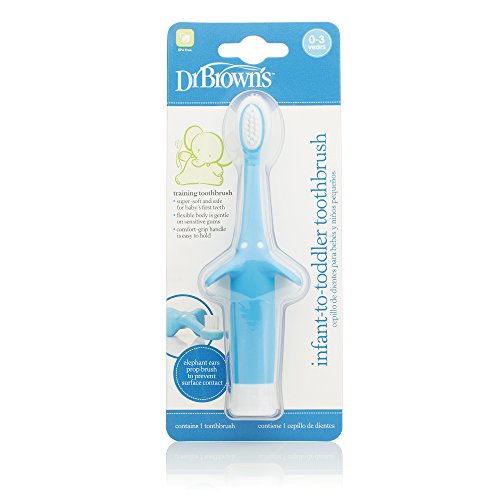 Dr. Brown's HG014-P4 - Cepillo de dientes, color azul