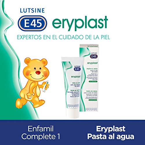 Enfamil Complete 1 Leche Infantil para Lactantes de 0 a 6 Meses de Edad, Fórmula Para Bebés Recién Nacidos - 800 gr + Eryplast Lutsine E45 Pasta al Agua Crema Pañal Bebé - 2 x 125 ml