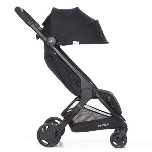 Ergobaby Metro Cochecito Bebe Niños Plegable Ligero Modelo 2020, Silla de Paseo Compacta partir de 6 Meses hasta 22kg, Negro