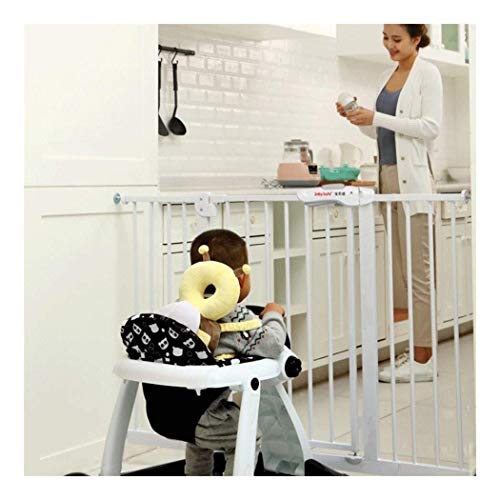 FCXBQ Baby Gate - Valla telescópica para Perros, Puertas Polebaby para escaleras, Cerca para bebés, Barra para Puerta para Mascotas, ponche Gratuito, Cierre automático (Color: Alto 76 cm, tamaño: