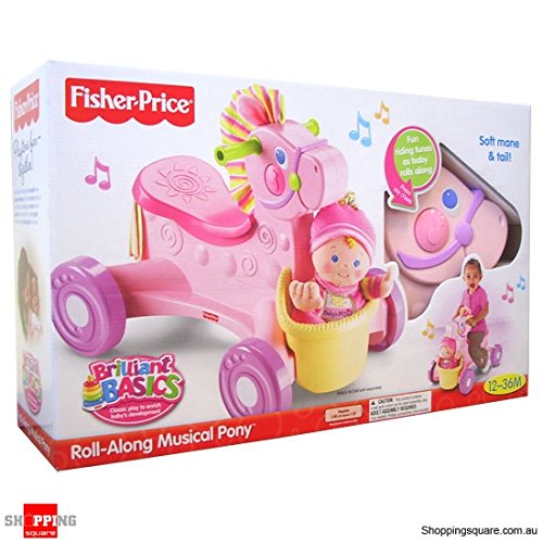 Fisher Price - Andador Pony Musical Rosa