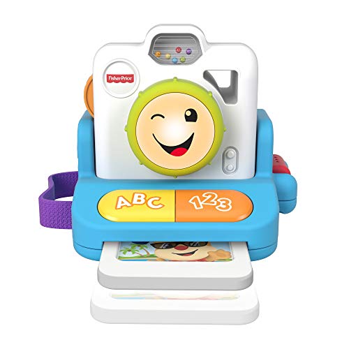 Fisher-Price - Instantánea Haz Clic y Aprende, Juguete con Música y Luz para Niños + 6 Meses (Mattel GMX37)