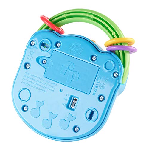 Fisher-Price - Perrito musical de paseo de Ríe y Aprende, radio de juguete para bebé +6 meses (Mattel FPV08)