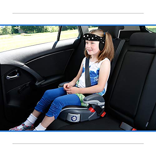 FREESOO Reposacabezas Soporte Cabeza Sujeta Cabezas Coche para Niños Infantil Bebe Seguridad Cinturón de Sujeción Correa Ajustable para Asiento de Coche Cómoda Posicionador Cabeza