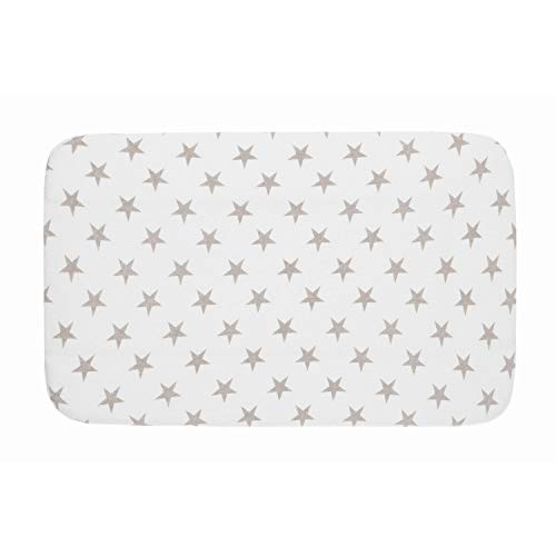 Funda para cambiador de pañales, de rizo, con cuña y 3 formas blanco White Star 2. Talla:SCHMAL. Für alle schmalen Wickelauflagen