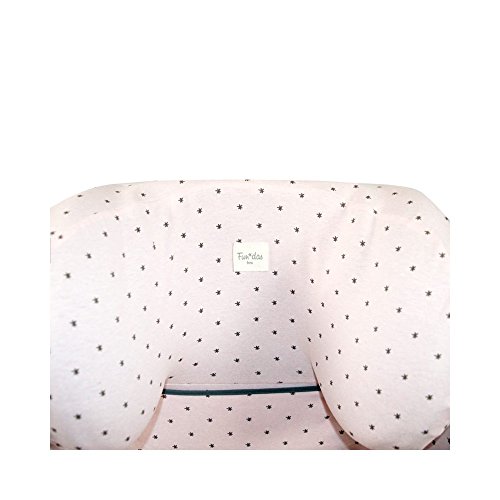 Fundas BCN ® F116/4597 - Funda para Cybex Pallas ®, Solution S ®, M et M-Fix ® - Estampado Little Fun Peach