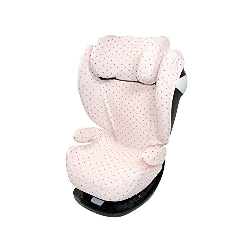 Fundas BCN ® F116/4597 - Funda para Cybex Pallas ®, Solution S ®, M et M-Fix ® - Estampado Little Fun Peach