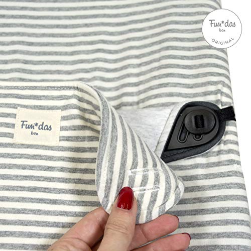 Fundas BCN® F185/0393 - Funda para Hamaca BabyBjörn ® Balance, Soft y Bliss - Apta para Todos los Modelos - Estampado Kodak Stripes