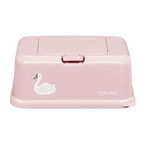 Funky Box FB29 so lovely Swan Dispensador para Toallitas, Rosa (Blush Pink)