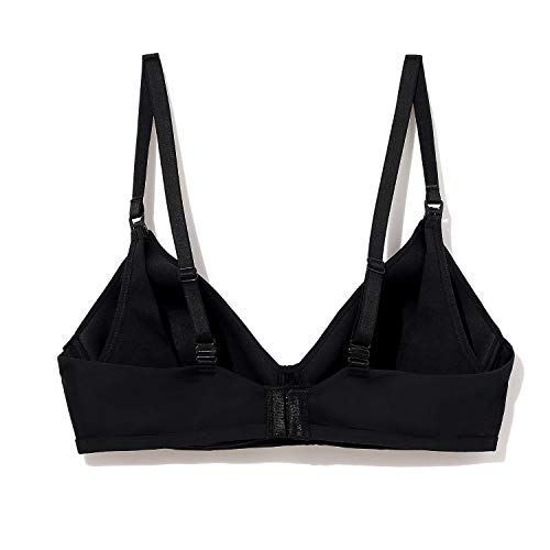 Gratlin - Sujetador de Lactancia sin Aros Copas de Liso con Relleno para Mujer Negro ES:95A (EU 80A)