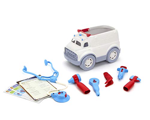 Green Toys- Ambulancia Y Kit Medico, Multicolor (AMDK-1313)