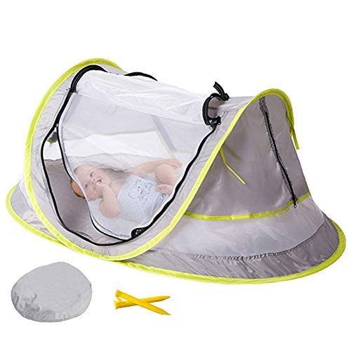 Guajave Bebé Playa Tienda de Viaje Bebé Cama Portátil UV Protector Tienda para Infantil Ligero Mosquitera