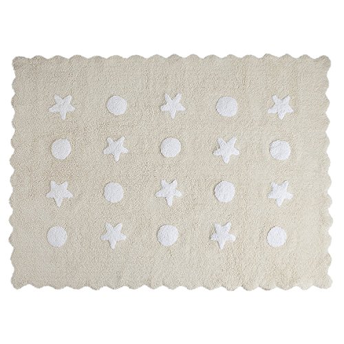 Happy Decor Kids HDK-103 - Alfombra lavable, color beige