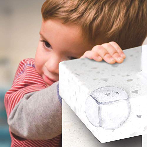 HDY 24 Pcs Protector Esquinas Bebes, Protecciones para esquinas Protectores, Protege Esquinas para Niños Mesas Para Muebles Niños Cubre Esquinas Para Bebes Bordes Para Mesas Transparente