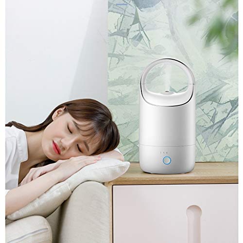 Humidificador Ultrasónico Hogar de gran capacidad del humidificador Silencio dormitorio de la mujer embarazada del bebé de purificación de aire Niebla inteligente termostato humidificador portátil Hum