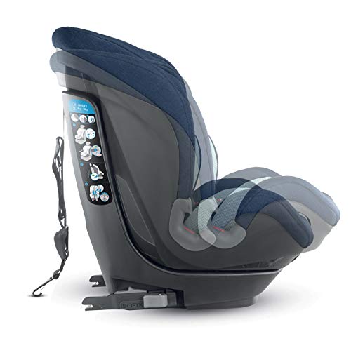 Inglesina Caboto- Silla de auto, para niños de 1 a 12 años, color negro