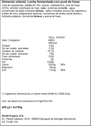 Iogolino - Fresa A Partir De 8 Meses 4 x 100 g