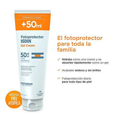 ISDIN Fotoprotector Gel Cream SPF 50+ Isdin Fotoprotector Fusion Water Pediatrics SPF 50 - Protector solar facial para niños