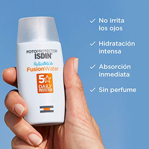 ISDIN Fotoprotector Gel Cream SPF 50+ Isdin Fotoprotector Fusion Water Pediatrics SPF 50 - Protector solar facial para niños