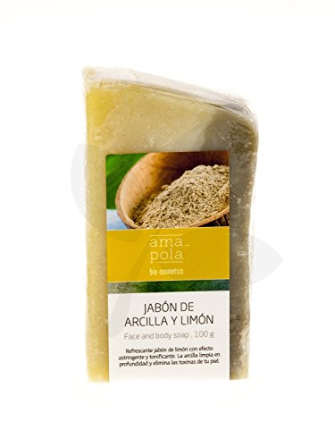 Jabón de arcilla y limón Amapola 100 g