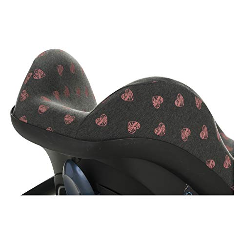 JANABEBE Funda para Maxi Cosi Cabriofix, silla de coche gr 0 (Flúor heart)