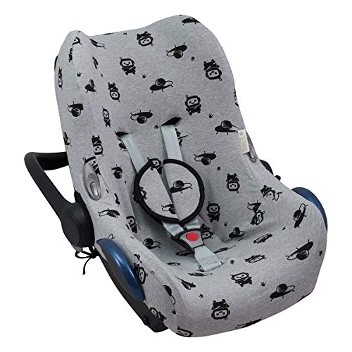 JANABEBE Funda para Maxi Cosi Cabriofix, silla de coche gr 0 (Robot Space)