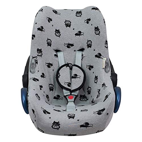 JANABEBE Funda para Maxi Cosi Cabriofix, silla de coche gr 0 (Robot Space)