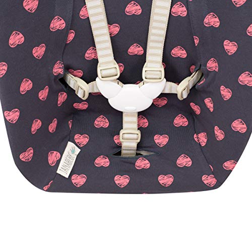 JANABEBE Funda para Stokke NewBorn (FLUOR HEART)