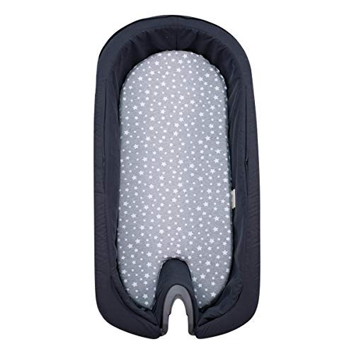 JANABEBE Sábana Bajera para capazo Stokke Xplori (WHITE STAR)